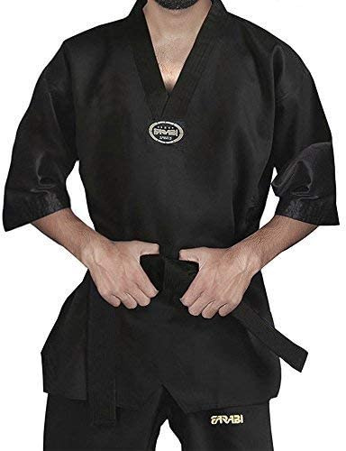 Farabi Sports Taekwondo Uniform Mix Martial Arts Uniform Set Black