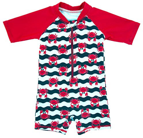 ThreeH Traje de baño de una Pieza para niños pequeños Traje de baño Playa de Verano BM06A9M
