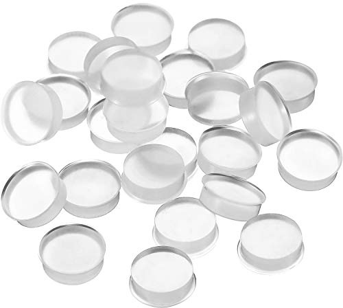 Leinuosen 24 Pcs Silicone Flute Plugs, 8 mm Soft Flute Hole Plug Key Cover for Most Brand