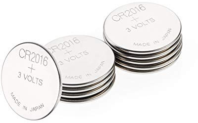 2016 Battery Pack of 10-3V CR2016 / DL2016-3 Volt Lithium coin cell batteries - Button Batteries ideal for: Casio watch/Car Key battery-Suitable for everyday use in a variety of devices