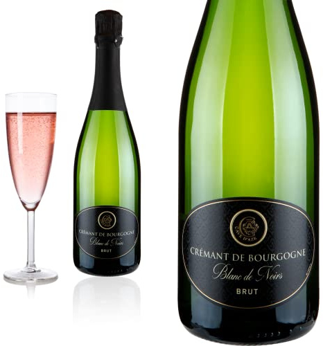 Crémant de Bourgogne, Blanc de Noir - Rosé trocken von Cave D'Azé