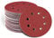 Fandeli | Circular Sanding Discs | Assorted Grits (80,120,220) | 50 Sheets of 5'' | 8 Holes | Hook and Loop | for Circular Sander | for Orbital Sander