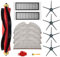 Kit de 13 pièces pour aspirateur Xiaomi Roborock S6 S60 S65 S5 Max S6 MAXV S6 Pure Accessoires, 1 Rouleau de balais, 2 filtres, 4 Chiffons de serpillière, 4 brosses latérales