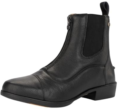 Reit-Stiefelette »ADVANCED II FZ SOFT« mit Reißverschluss vorne | Schlüpf-Schuh mit weichem Leder | Tolle Passform | Komfort-Einleg-Sohle | Jodhpur-Boots | Reiten, Gassi, Freizeit - Schwarz 40