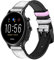 Cow Cartoon Bracelet de Montre Intelligente en Cuir pour Fossil Hybrid Smartwatch Nate, Hybrid HR Latitude, Hybrid Smartwatch Machine Taille (24mm)