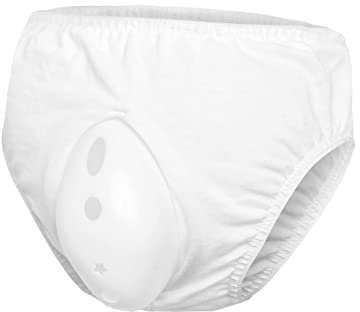 ST-HYGIENIC Beschneidungsunterhose Sünnet Külodu Phimose-Unterhose Circumcision Schutzunterhose Jungen (Größe 122-140 (M) 20-36 Kilo) blau