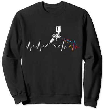 Car Painter Spray Heartbeat Car Paint Sweatshirt