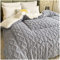 ZTGL Bettdecke 220x240cm Winter Dicker Lamm-Kaschmir Decke, Flauschige Kaschmir-Steppdecken, Winterwarm, Kern aus Lammsamt, Dick warm Plüsch Winterdecke,E,200x230cm/4kg