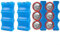 600 ml acumuladores de frío para bolsa isotérmica, 4 unidades para latas de cerveza, almuerzo, bolsa nevera y nevera pequeña, escuela, picnic, camping, elementos de refrigeración reutilizables para
