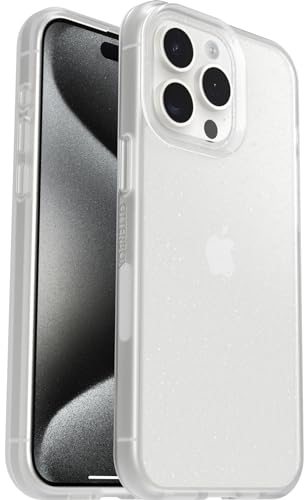 OtterBox Sleek Series Case for iPhone 15 Pro Max, Shockproof, Drop proof, Ultra-Slim, Protective Thin Case, Tested to Military Standard, Stardust, No Retail Packaging