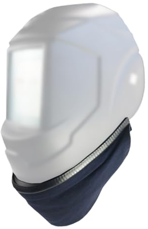 Schweißhelm-Lätzchen, geteiltes Helmlatz mit Press-Fit-Dichtung, passend für die meisten Schweißhelme