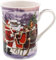 Traditional Father Christmas Xmas Sleigh Scene Fine China Santa Mug Gift (1)