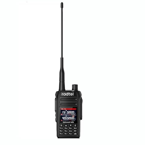RADTEL RT-495 10w IP67 impermeable 6 bandas radio bidireccional 256CH banda de aire de aviación Walkie Talkie LCD Color Policía escaneo