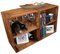 2er Set Obstkiste Johanna Aufbwahrungsbox Weinkisten Regalkisten Aufbewahrungskisten Standregal Weinkisten Holzkisten Bücherregal Weinregal (2er Set Johanna Ocker Quer)