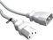 rhinocables IEC Kettle Lead Extension – 5m White Cord with C13 to C14 Connectors | PC Power Cable for Monitors, Computers, Printers & More | Durable Connector Lead for Plug, Home & Office Use
