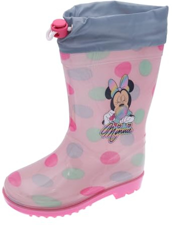 Chicco, Stivali Pioggia Bambina, Stivaletti Bimba con Simpatica Stampa di Minnie, Confortevoli, Leggeri e Flessibili, Scarpe Bambina e Ragazza, Designed in Italy