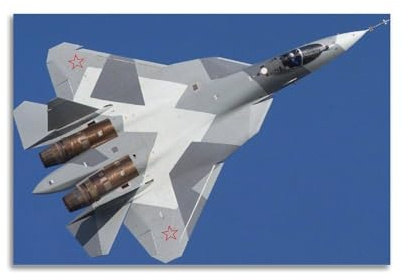 Su-57 Kampfflugzeug-Poster, dekoratives Gemälde, Leinwand, Wandposter und Kunstdruck, moderne Familienschlafzimmer-Dekoration, Poster, 30 x 45 cm