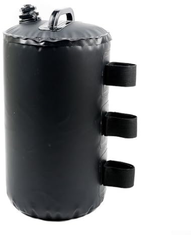 HOHOVYVY Pied de parasol avec roulettes, poids pour tonnelle, sac de poids imperméable pour pied de parasol extérieur, avec grande entrée d'eau pour la cour (10 kg)
