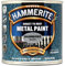 AMK® Hammerite Metal Paint Hammered Silver 250ml Direct To Rust Quick Drying No Primer Or Undercoat Needed Single Coat