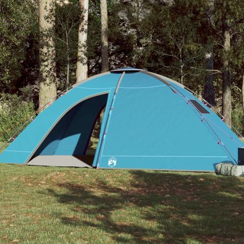 LAPOOH Campingzelt 8 Personen Blau Wasserdicht, Caming Zelt, Camping Tents, Camping-Zelt - 94717