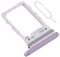 Générique pour Samsung Galaxy Z Flip 3 5G SM-F711B tiroir Carte sim Support Plateau Caddy Porte Flip3 - Violet Lavande