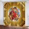 3D Goldener Korridor Kleiner Engel Muster Schallschutz Vorhang 2Er Set Ösen Für Schlafzimmer Kinderzimmer, Gardinen Wohnzimmer Modern, Thermo Vorhänge Blickdicht Fensterdekoration 200X160Cm