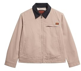 Superdry Damen Cord-Kragen Barn Jacke