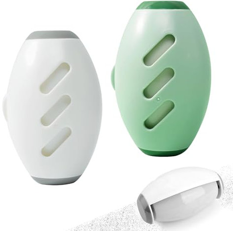 Reusable Sticky Lint Roller, 2 Stück Wiederverwendbare Fusselrolle, Klebrige Gel Fusselrolle Ball, Tierhaarentferner Fusselrolle, Waschbarer Tragbarer Aufkleber für Kleidung, Reisen, Haus