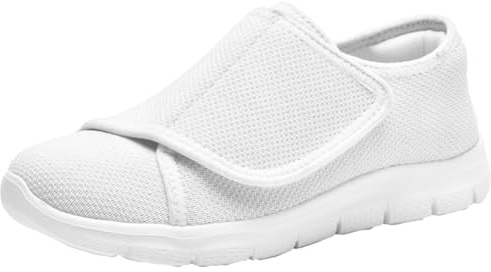 Eagsouni Pantofole Diabetici Donna Uomo Extra Larghe Ortopediche | Traspirante,leggero,Regolabili,antiscivolo,Scarpe da Passeggio,per anziani piedi sensibles
