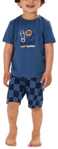 Schiesser Jungen Schlafanzug Set Pyjama kurz - 100% Organic Bio Baumwolle - Größe 92 bis 140