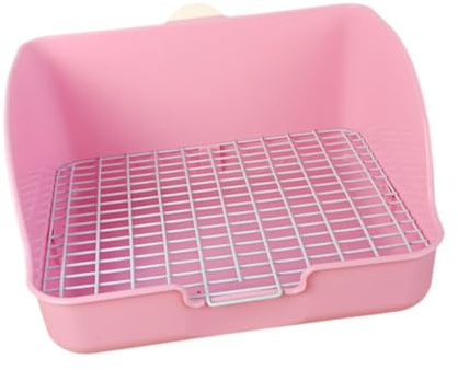 Kaninchenkäfig, Toilette, Bettkasten, Anti-Spritzer, Urinierpfanne, Töpfchentrainer für Ratten, Meerschweinchen, Chinchillas, Frettchen