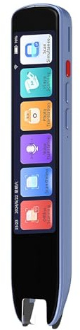 Penna traduttore elettronico – Dispositivo portatile intelligente con intelligenza artificiale, strumento di lettura e traduzione di lingue straniere, traduttore istantaneo portatile, gadget da