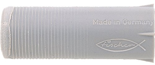 FISCHER M Dübel M 6 | Nylon grau | für metrische Schrauben | 50 Stück | 50506