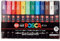 Uni-posca PC-1M12C - Lot de 12 marqueurs peinture - Pointe extra fine Lot de 12 violet, rose, rouge, orange, jaune, vert clair, vert, bleu clair, bleu, marron, blanc, noir