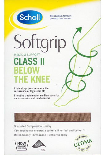 NATURAL BELOW KNEE OPEN TOE CLASS 2 LG