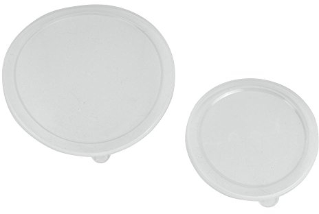 Metaltex 257284 Kunststoffdeckel, 2-er Set, 7,5 und 10 cm