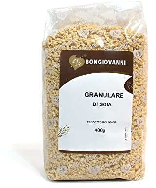 BONGIOVANNI FARINE E BONTA' NATURALI Soy Granulare, BIO - 400 g