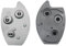 1x Klappschlüssel 3 Tasten Tastenfeld Gummi Pad Reparatur Auto Citroen C5 XSARA Neu