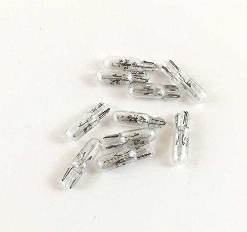 10 x W2,3W Lampe 12V 2,3W W2x4.6d Glassockellampe W2,3W Innenbeleuchtung