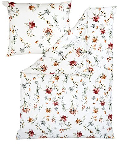 Estella Jella Mako-Jersey-Bettwäsche natur 155x220_80x80