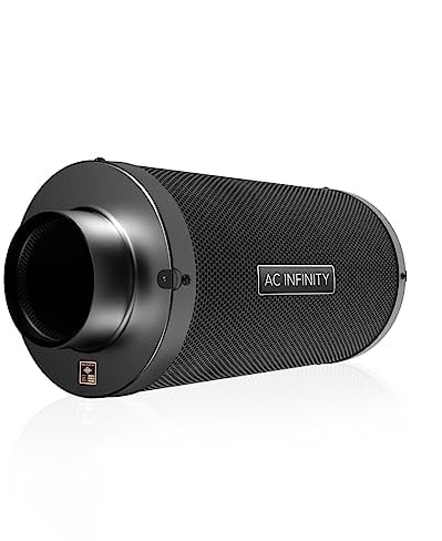 AC Infinity Air Carbon Filter 6 with Premium Australian Virgin Charcoal, for Inline Duct Fan, Odor Control, Hydroponics, Grow Rooms