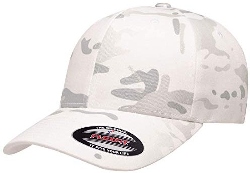 Flexfit Men's Athletic Baseball Fitted Cap, Multicam Alpine, L-XL