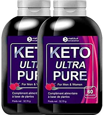 Formule Keto Ultra Pure Booster d'énergie - Cure 2 mois - Aide à la perte de poids - Ingrédients 100% Naturels