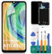 TFT für Samsung Galaxy A70 Bildschirm Ersatz A705F LCD Display Touch Panel Sensor Digitizer Reparatur Kits mit Rahmen (schwarz, Keine Fingerabdruck-Erkennung)