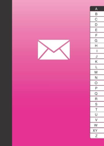 Kleines Adressbuch A6 Rosa: Mit Register A-Z