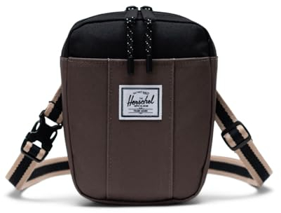Herschel Cruz Unisex Schultertasche, Schwarze elastische Kordel, one size, Cruz
