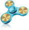 Coolden Hand Spinner EDC Jouet Hand Fidget Toys Durable High Speed Stainless Steel Bearing 2-5 Min Spins Brass Material Finger Gyro Focus Anti Stress Fidget Spinner pour Adultes Enfants Bleu