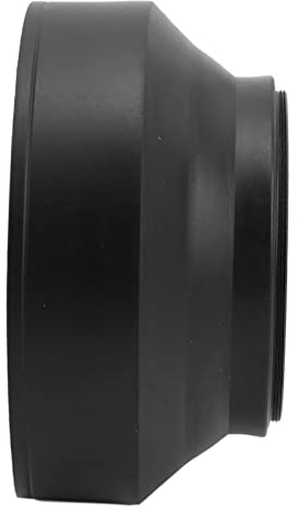 Uxsiya Parasol de Lente de cámara, Protector de Lente Digital Plegable de Metal de Goma para Varias Marcas (67 mm)