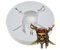 Moule en silicone pour décoration de gâteaux Motif tête de mort de pirate Captain Jack