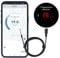 Tuya WiFi-Temperatursensor mit wasserdichter externer Sonde, intelligenter Temperaturmonitor mit Hintergrundbeleuchtung, LCD-Display, wiederaufladbarer Akku, Kühlschrank, Aquarium